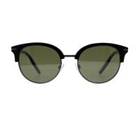 Round Shiny Dark Gunmetal Black Mineral Polarized 555nm Green Lela Serengeti Grey One Size