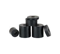Round Shock-Absorbing Rubber Pads, Cushioning and Sound Insulation Machine Feet M8, Rubber Shockproof Lock Washers(8 * 20 * 10 (80 pcs))