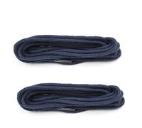 Round Shoe Laces (2 Pairs) 2mm Firm Knot Shoelaces Cotton mix laces for Brogues, Dress and Casual Shoes for indoor and outdoor shoes or boots (75, Navy)