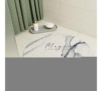 Round Shower Mats for Inside,Loofah Bathmat Drainage Non Slip Bath Mat for Wet Areas,Anti Mould Shower Tray Mat,Hollow Bathroom Floor Mat/Rug