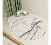 Round Shower Mats for Inside,Loofah Bathmat Drainage Non Slip Bath Mat for Wet Areas,Anti Mould Shower Tray Mat,Hollow Bathroom Floor Mat/Rug