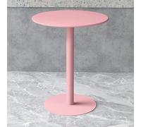 Round Side Table, Compact Drink End Table for Living Room, Dining Bar, and Small Spaces