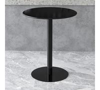 Round Side Table, Compact Drink End Table for Living Room, Dining Bar, and Small Spaces