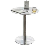 Round Side Table - Small Circular Accent Table Cocktail & Coffee Table for Living Room Pedestal Dining & Bistro Bar Table 50x50x75cm Modern Design Versatile Use