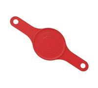 Round Silicone Baking Mat with Nonstick Surfaces for Home, Red