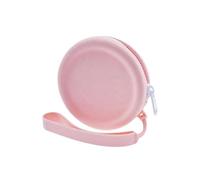 Round Silicone Coin Purse, Waterproof Mini Wallet Coin Bag, Mini Headset Bag Purse Pouch Lipstick Cosmetic Bag Data Cable Storage Bag(Pink)