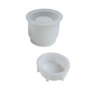 Round Silicone Mold Aromatherapies Soap Making Chocolate Candy Decorating Baking Tool Supply Easy Release Mold