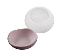 Round Silicone Tray Mold Elegant Resin Dishes and Bowls Irregular Shape Suitable for Artists and Crafting Lover Home Deck Silicone Mold