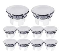 Round Sink Overflow Cover Wash Basin Trim Bath Hollow Ring Caps Bathroom Sink Overflow Hole Covers Kitchen Bathroom Accessories(Style F,8pcs)
