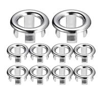 Round Sink Overflow Cover Wash Basin Trim Bath Hollow Ring Caps Bathroom Sink Overflow Hole Covers Kitchen Bathroom Accessories(Style E,8pcs)