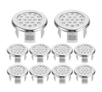 Round Sink Overflow Cover Wash Basin Trim Bath Hollow Ring Caps Bathroom Sink Overflow Hole Covers Kitchen Bathroom Accessories(Style D,8pcs)