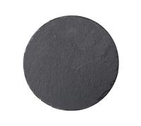 Round Slate Cheese Board Black Platter Tray Cutting Board 8 * 8IN