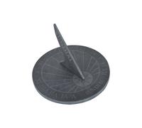 World of Weather Round Slate Sundial