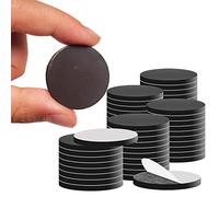 Round Small Magnet Dots with Adhesive Backing for Crafts DIY School Office Home Flexible Circle Magnetic Dot with Self Adhesive Alternative to Magnets Tape Sheet 50 PCS 25mm (Diameter 1.0”X 0.08”)
