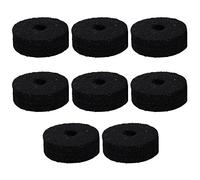 Round Soft Black Cymbal Stand Felt Washer Replacement for Drum Set of 8