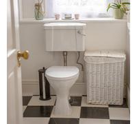 Harbour Housewares Soft Close Oval Toilet Seat Universal Quick Release