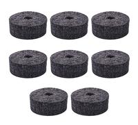 Round Soft Grey Cymbal Stand Felt Washer Replacement for Drum Set of 8