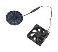 Round Solar Exhaust Fan Waterproof Panel Controller Ventilation for Chicken House Greenhouse Ventilation Circulation