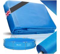 Round solar pool cover