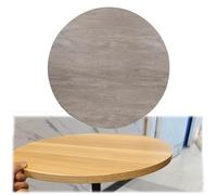 Round Solid Wood Dining Tabletop Replacement - 24" Grey Oak Conference & Coffee Table Top 25MM Thick Durable & Stylish Addition to Your Dining Room.