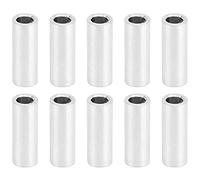 Round Spacer Aluminum Alloy Unthreaded Standoff Support Fittings 6mm Outer Diameter 10Pcs Lightweight Durable Spacers for Machinery Parts Bearings Shafts Structural Support (Length 16.5mm)