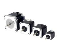 Round/Square Nema8/11/14/15/16/17/23/24/34 Hybrid Stepper Motor 1.8°/1.2° 2/3Phrase 4-Lead Stepping Motor(28X52mm 110mNm)