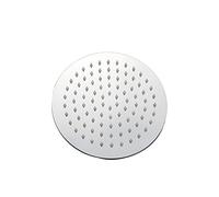 Round & Square Stainless Steel Showerhead Rainfall Rain Shower Head Chrome high Pressure Bath Faucet rainshower,8 Inch Square,as Shown