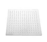 Round & Square Stainless Steel Showerhead Rainfall Rain Shower Head Chrome high Pressure Bath Faucet rainshower,8 Inch Square,as Shown