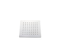 Round & Square Stainless Steel Showerhead Rainfall Rain Shower Head Chrome high Pressure Bath Faucet rainshower,8 Inch Square,as Shown