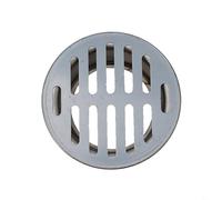 Round Stainless Steel Balcony Floor Drain Cover with Roof Pipe Cap Compatible with Various Outdoor Drain Systems (Ø83mm)