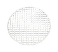 Round Stainless Steel Barbecue, Outdoor Grill for Brewing Tea by the Fireplace, Thickened Charcoal Grill Net, Suitable for Camping, Outdoor Barbecues and Picnics