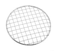 Round Stainless Steel Cooking Grid for BBQ Grilling Baking Roasting and Broiling on Gas Charcoal Electric or Portable Grills (15cm)