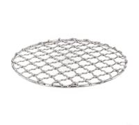 Round Stainless Steel Grill Net 5.3inch Fire Cooking(round)