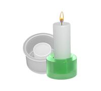 Round Star Silicone Candlestick Molds Heart Cements Holder Mold Home Decorations Wedding Party Plaster Decoration Geometric Candlestick Resin Mold Wedding Ceremony Decoration