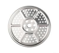 Round Steamer Rack,304 Stainless Steel Tray Heat Resistant-Steaming Plate with Even Holes for Pressure-Cooker Stockpot Kitchen Utensils(19.7cm)