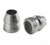 Round Steel Hammer Handle Wedge, 10 Pieces, 8-19 mm, Metal, Silver, Prevents Loosening, Suitable for Hammer Heads and Replacement Handles (11 mm)