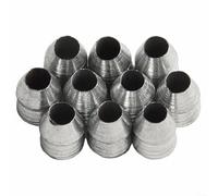 Round Steel Hammer Handle Wedge, 10 Pieces, 8-19 mm, Metal, Silver, Prevents Loosening, Suitable for Hammer Heads and Replacement Handles (8 mm)