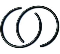 Round Steel Wire snap Ring, 2Piece Wire Diameter 5.0mm Spring Steel Round Wire Rings for Hole Retainer Circlips OD=64mm~350mm(5x219x70)