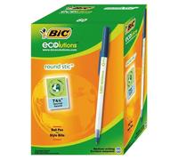 Round Stick Ecolutions Ballpoint Pen Blue (60pcs) Top Quality