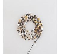 Round Stone Bead, Natural Stone Beads Faceted Multiple Sizes 2mm 3mm 4mm 5mm Assorted Stones Pack for Jewelry Making(3mm Around 120beads)