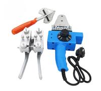 Round Strip Welding Machine, 300°C Polyurethane Belt Hot Melt Machine with Scissors & Clamp, Adjustable Temperature Electric Soldering Iron for PU Strips, Plastic Pipes