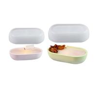 Round Striped Jars Mold Flexible Flower Planter Silicone for Jars and Storage Containers Resin Mold