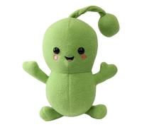 Round Stuffed Vegetable Plush Toy Soft Doll with Embroidered Face and Limb for Home Office Decoration and Gift