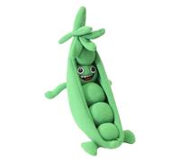 Round Stuffed Vegetable Plush Toy Soft Doll with Embroidered Face and Limb for Home Office Decoration and Gift