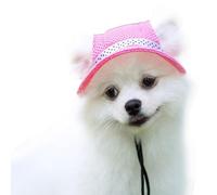 Round Summer Pet Hat | Round Summer Pet Hat Visor Dog Hats for Cats