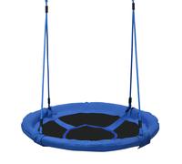 Round Swing Kids Game Spin Rope Playground Steel 100cm Playroom HOMCOM