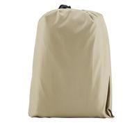 Round Table Cover, Outdoor Patio Furniture Protect with Nylon Cord, Windproof Garden Table Cloth for Picnic BBQ, Home Yard, 71 Inch (Beige)