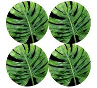 Round Table Mat Placemat Set 4 Pieces 33cm 7 Designs Modern Kitchen Dinner 4 PCS