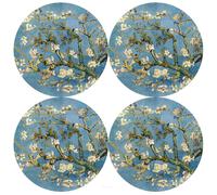 Round Table Mat Placemat Set 4 Pieces 33cm 7 Designs Modern Kitchen Dinner 4 PCS