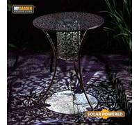 Smart Garden Solar Illumina Silhouette Patio Bistro Table Light Garden Led